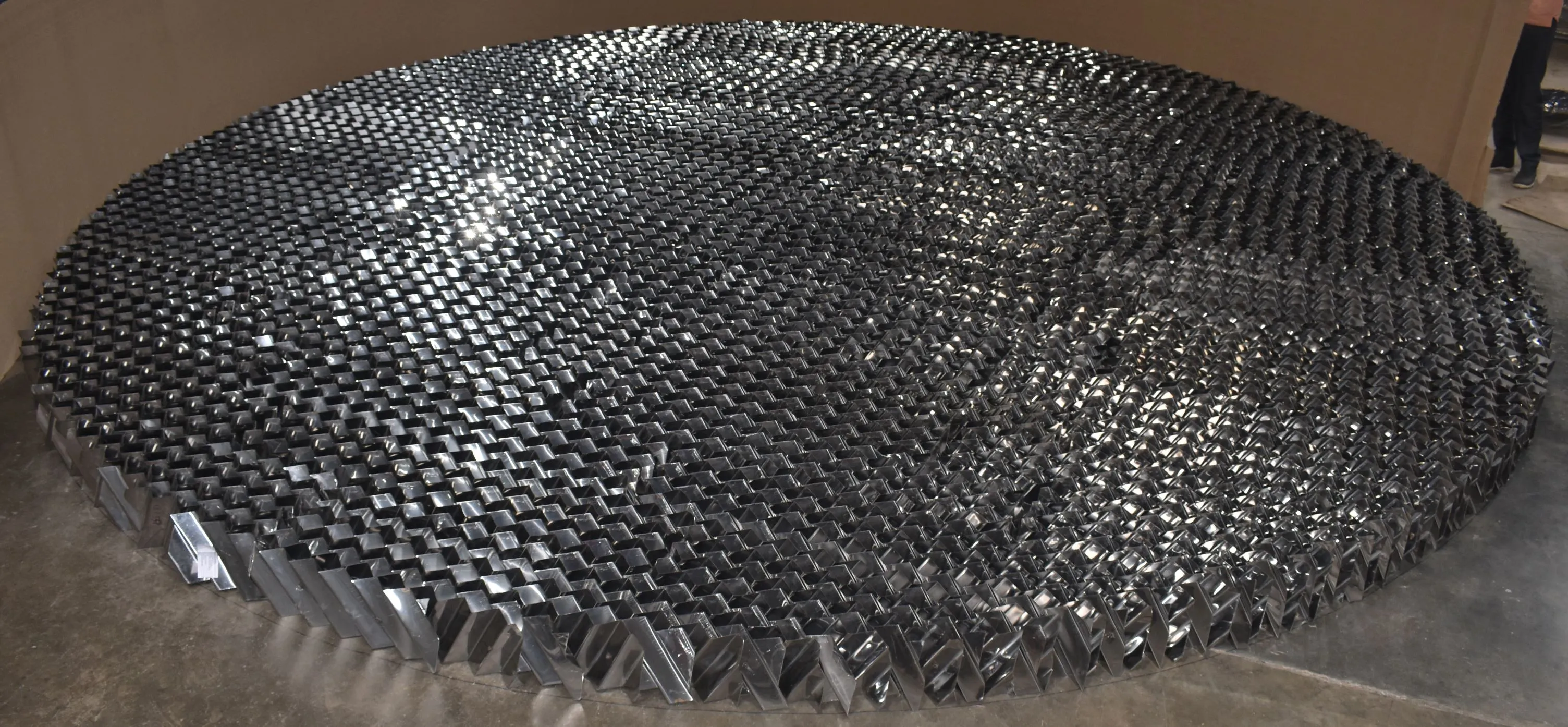 EVERGRID-SM corrugated sheet metal grid packing
