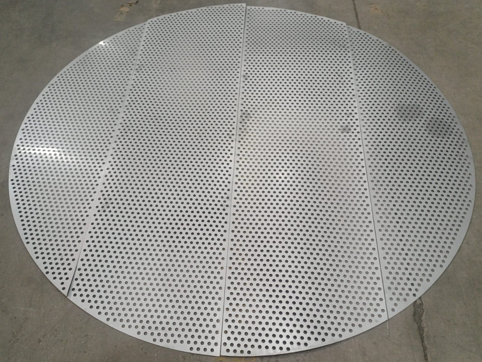 Dual Flow Trays — tray detail